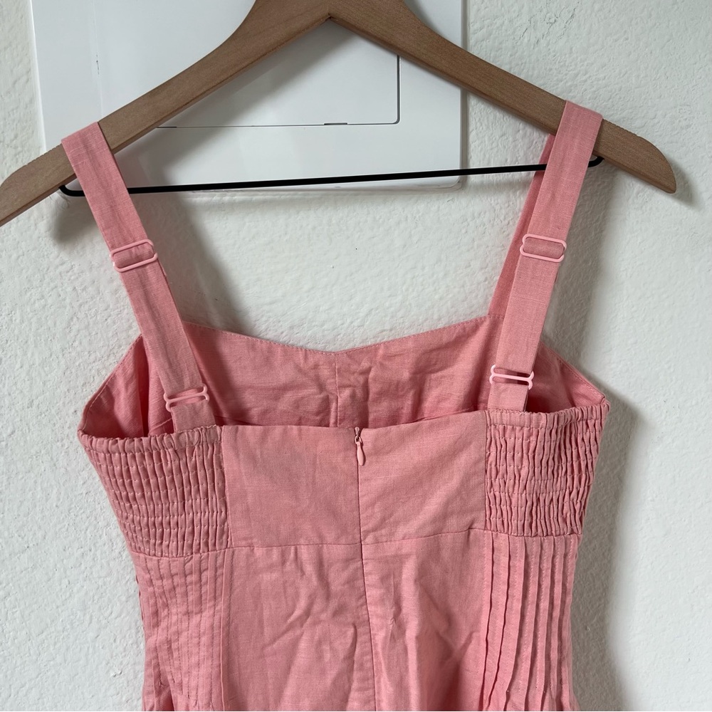 Anthropologie Mon Renn Sunlight Midi Dress in Blush Pink - XS - NWT - Picture 8 of 11
